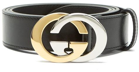 gucci belt two tone|gucci interlocking belt.